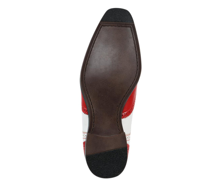Mens Red and White Dress Shoes | Derby Elegance | Bolano Red / 10 Mens Red and White Dress Shoes | Derby Elegance | Bolano Red / 10