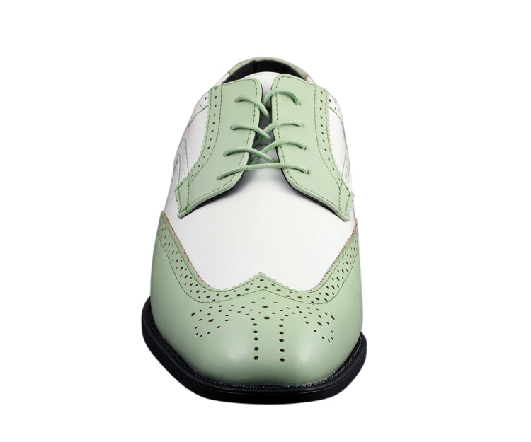 Mint Green Dress Shoes | Spectator Style | Just Men`s Shoes Mint / 14 Mint Green Dress Shoes | Spectator Style | Just Men`s Shoes Mint / 14
