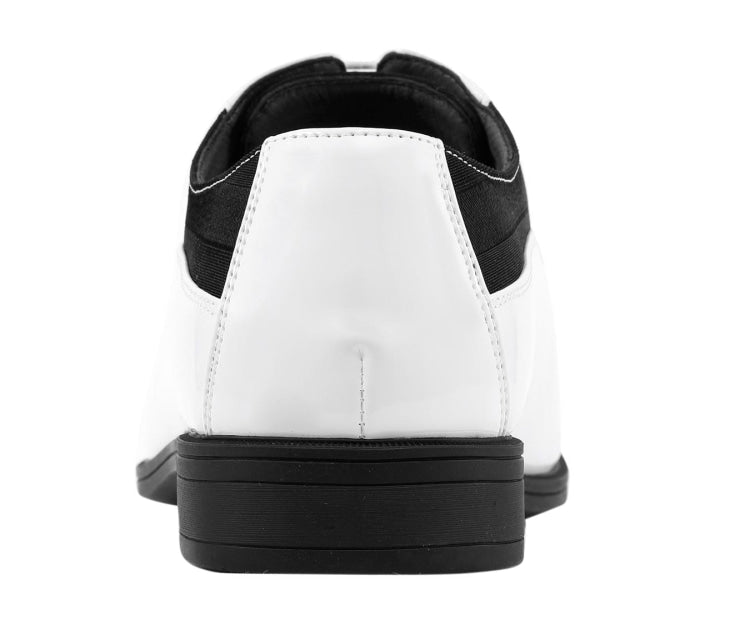 Black and White Mens Dress Shoes | Derby | Just Mens Shoes Black/White / 13 Black and White Mens Dress Shoes | Derby | Just Mens Shoes Black/White / 13