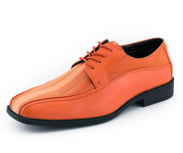 Orange Mens Dress Shoes Bold Derby Just Men's Shoes – Just