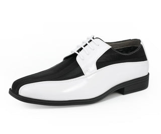 Black and White Mens Dress Shoes