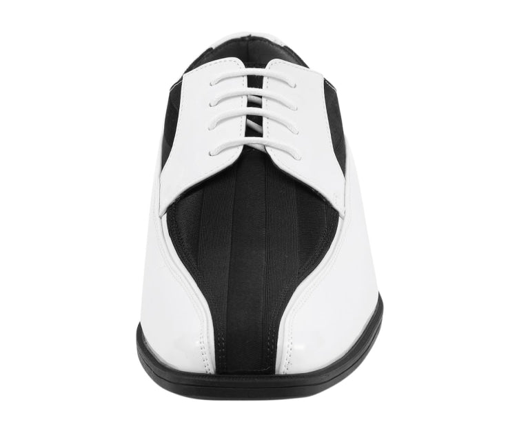 Black and White Mens Dress Shoes | Derby | Just Mens Shoes Black/White / 13 Black and White Mens Dress Shoes | Derby | Just Mens Shoes Black/White / 13