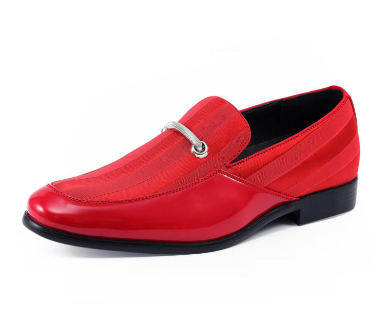 Red Patent Loafers | Mattia by Amali | Just Mens Shoes Red / 10.5 Red Patent Loafers | Mattia by Amali | Just Mens Shoes Red / 10.5