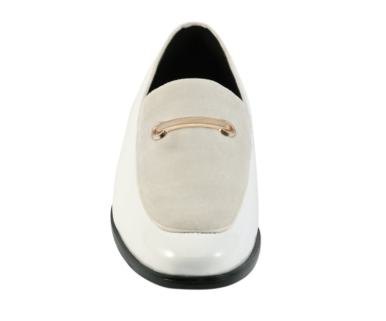 Cream Dress Loafers | Bit Style | Just Men`s Shoes Cream / 7.5 Cream Dress Loafers | Bit Style | Just Men`s Shoes Cream / 7.5