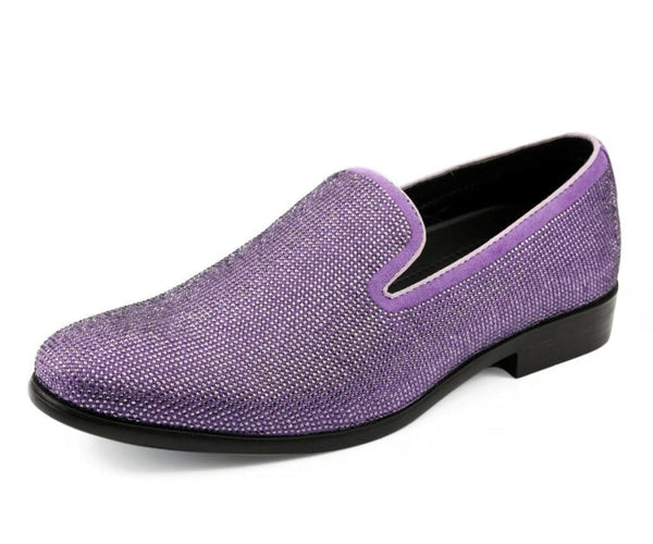 glitter dress shoes men Lavender Rhinestone Loafers​ | Sparkly Women's Size:Euro 44 = US 12 SOLD | Midnight Blue NA-10.18.24AM Bold Style with All