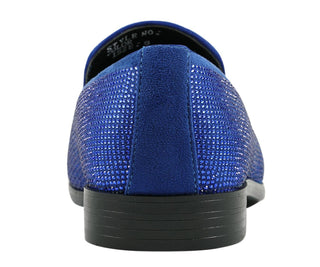 Mens sparkly mens dress shoes royal amali dazzle back