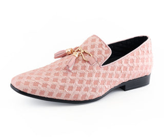 Mens Pink Dress Shoes | Slip On Smokers | Amali Lance Pink / 9 Mens Pink Dress Shoes | Slip On Smokers | Amali Lance Pink / 9