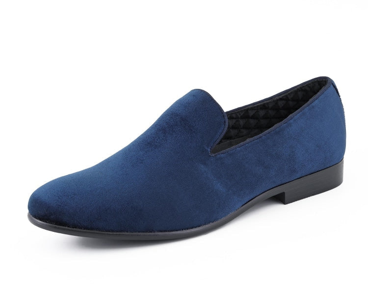 Navy Blue Loafers | Amali Aries