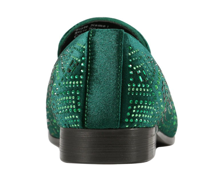 Emerald Green Loafers | Amali Enzo | Just Men`s Shoes Green / 9 Emerald Green Loafers | Amali Enzo | Just Men`s Shoes Green / 9