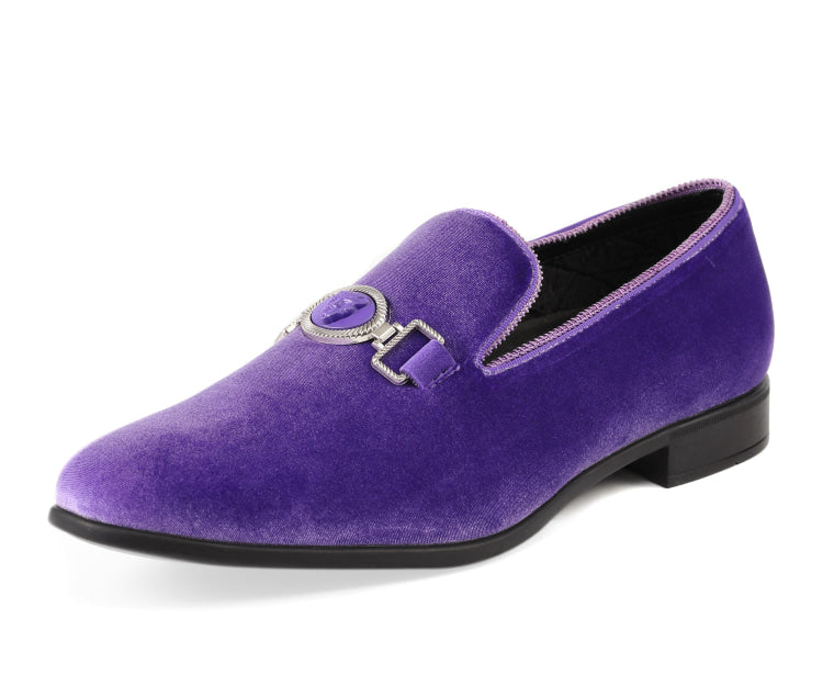 Men's Velvet Dress Shoes | Amali Antonio | Just Men`s Shoes Lavender / 15 Men's Velvet Dress Shoes | Amali Antonio | Just Men`s Shoes Lavender / 15