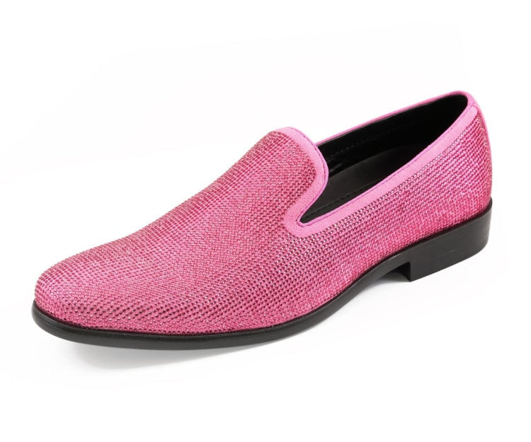 Fuchsia Rhinestone Loafers | Sparkly | Just Men`s Shoes Fuchsia / 9 Fuchsia Rhinestone Loafers | Sparkly | Just Men`s Shoes Fuchsia / 9