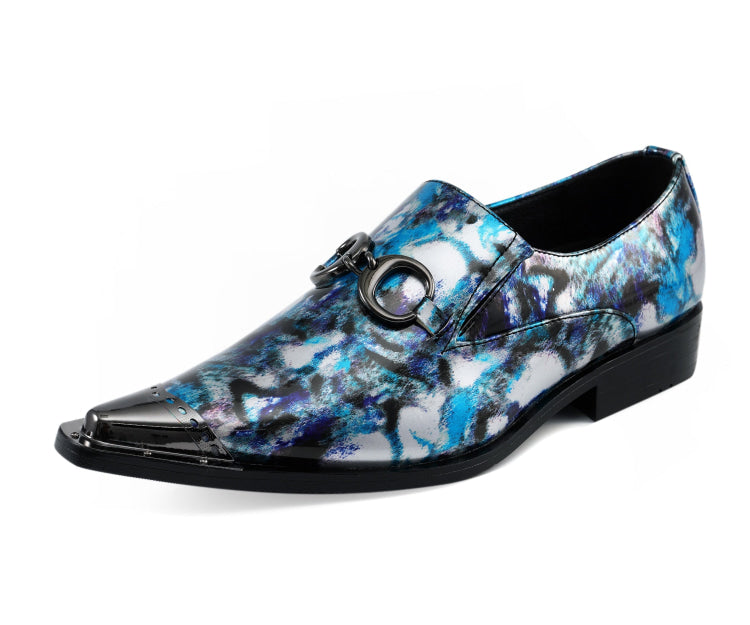 Mens Pointed Toe Dress Shoes | Metal Tip Just Men`s Shoes