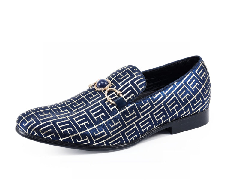 Navy Blue Dress Loafers | Amali Kazimar | Just Men`s Shoes Navy / 15 Navy Blue Dress Loafers | Amali Kazimar | Just Men`s Shoes Navy / 15