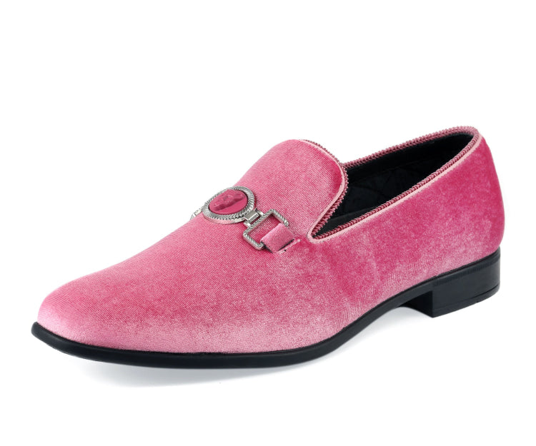 pink velvet dress shoes Bryant Pink Tuxedo Shoes