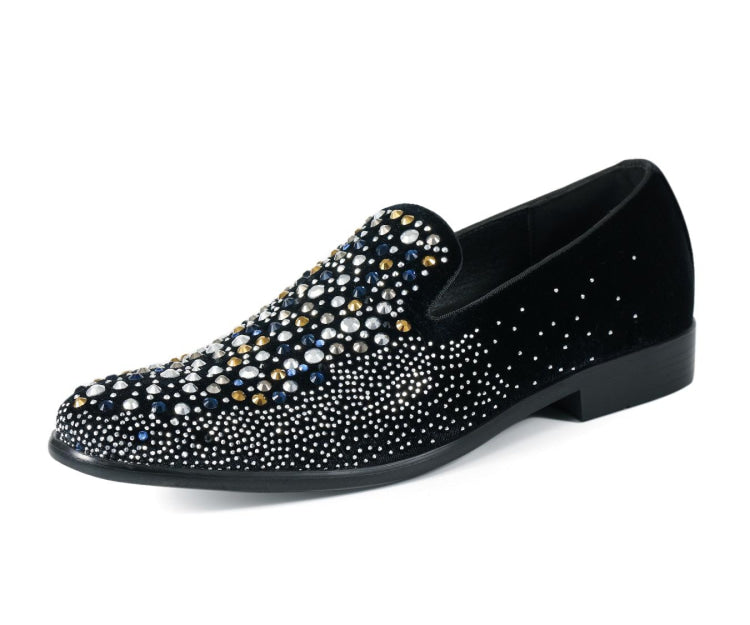 Dress Shoes Sparkle Designer Shoes Geno Black