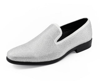 Mens sparkly mens dress shoes  white amali dazzle main