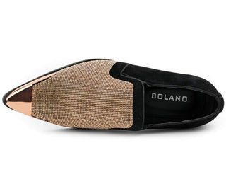 dezzy-rose-gold Bolano Smoking Slippers