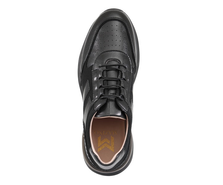 Black Dress Sneakers For Men | Casual Shoe | Just Mens Shoes Black / 9 Black Dress Sneakers For Men | Casual Shoe | Just Mens Shoes Black / 9