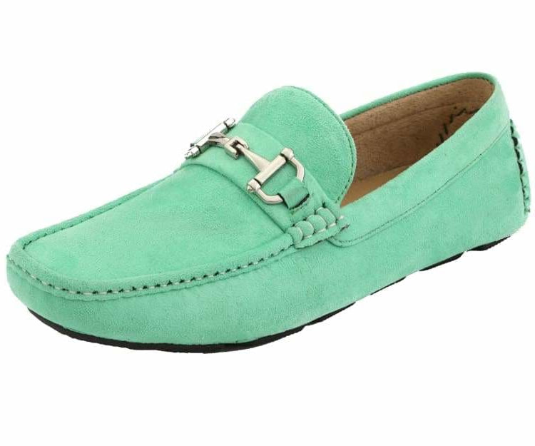 Mens Suede Driving Shoes | Fast Shipping | Just Mens Shoes Mint / 10 Mens Suede Driving Shoes | Fast Shipping | Just Mens Shoes Mint / 10