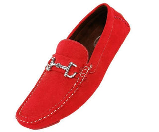 Norwalk Ultrasuede Drive Moccasin Drive Shoes Red / 10