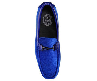 Roberto Embossed Velvet And Patent Driving Moccasin Driving Moccasins