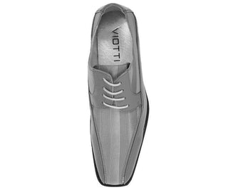 179-Neutral Neutral Colored Striped Satin Formal Wear Shoe Derby